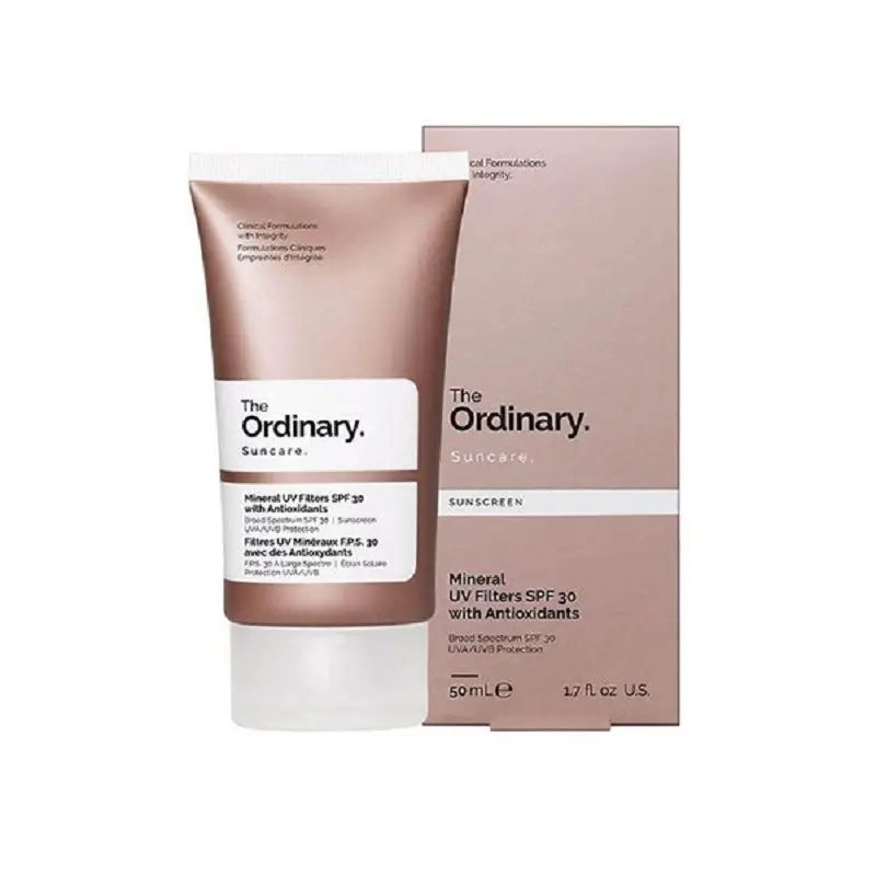 ضد آفتاب مینرال بی رنگ اوردینری SPF30 حجم 50 میل اصل