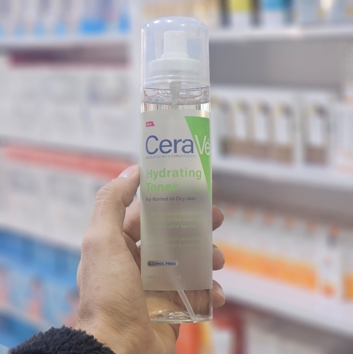 تونر آبرسان سراوی مخصوص پوست نرمال و خشک CeraVe Hydrating Toner حجم 200 میل
