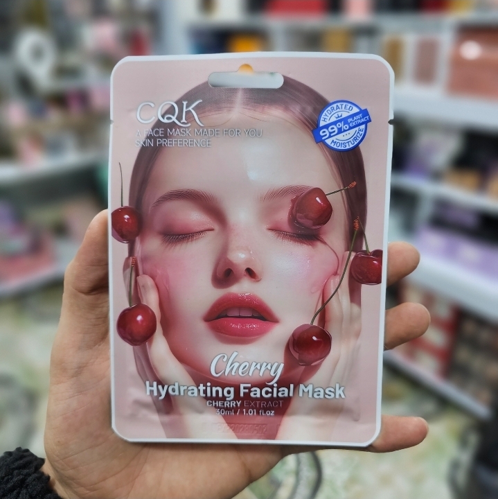ماسک صورت آبرسان گیلاس CQK حجم 30 میلی لیتر