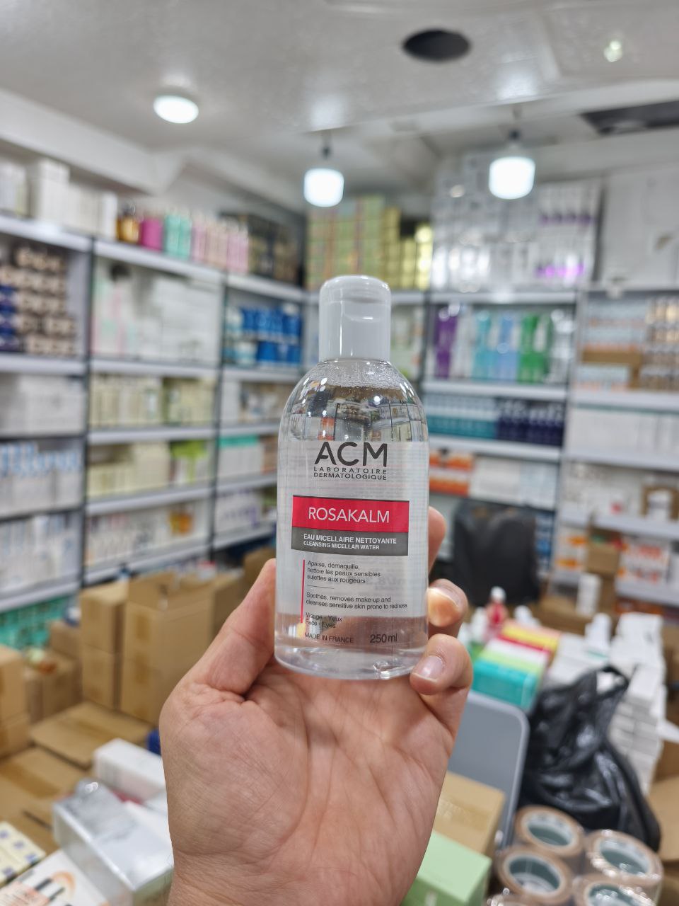 میسلار واتر پاک کننده و تسکین دهنده پوست های حساس ای سی ام ACM ROSAKALM
