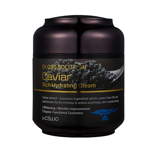 کرم آبرسان و تغذیه‌کننده خاویار DR.CELLIO G90 Caviar Rich Hydrating Cream حجم 85 گرم